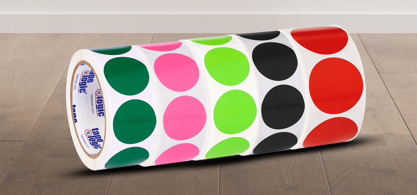 Blank Circle Inventory Labels