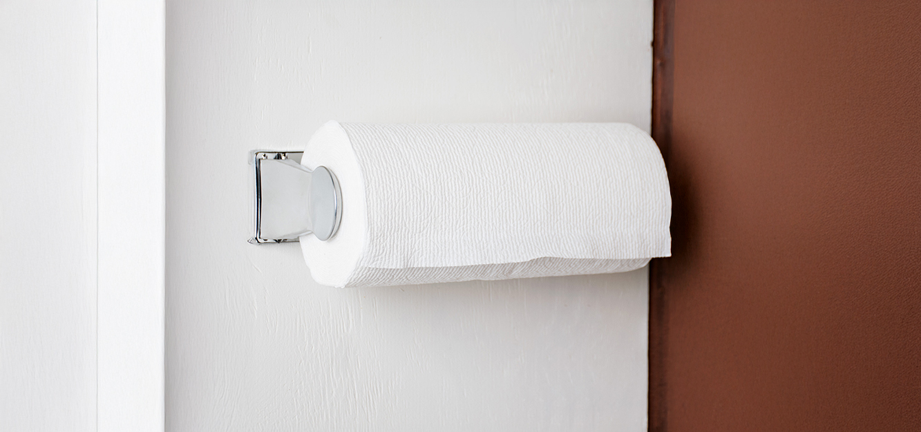 Chrome Perforated Roll Towel Dispenser