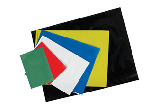 Colored Flat Poly Bags
