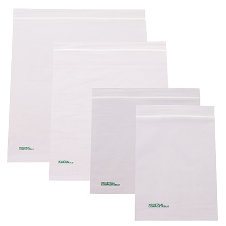Compostable Reclosable Poly Bags