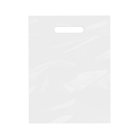 Gusseted Poly Bags with Patch Handle