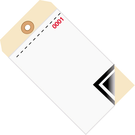 Inventory Tags 3 Part Blank w