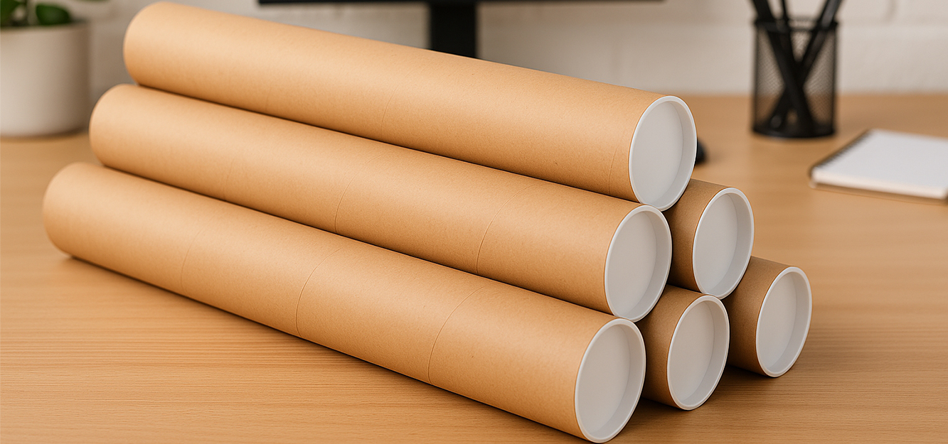 Kraft Mailing Tubes - Retail Packs