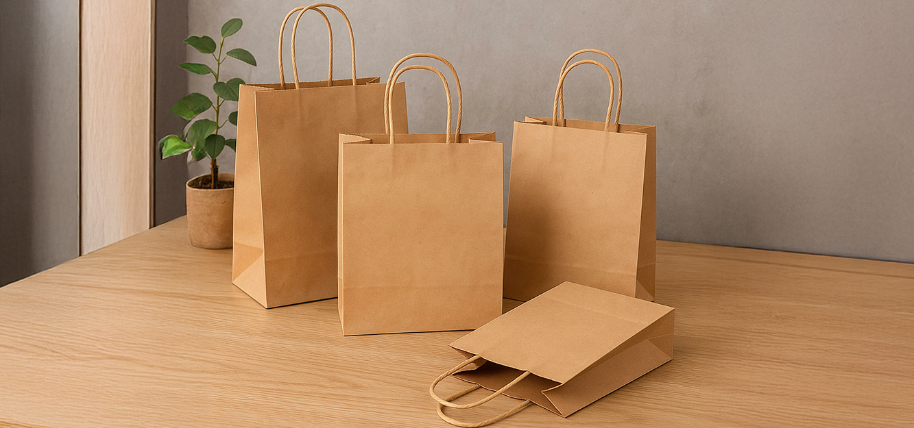 Kraft Paper Shopping Bags