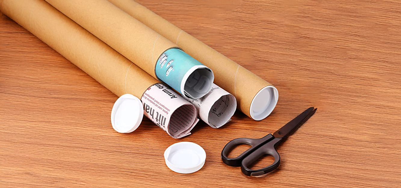 Kraft Tubes with caps - 3