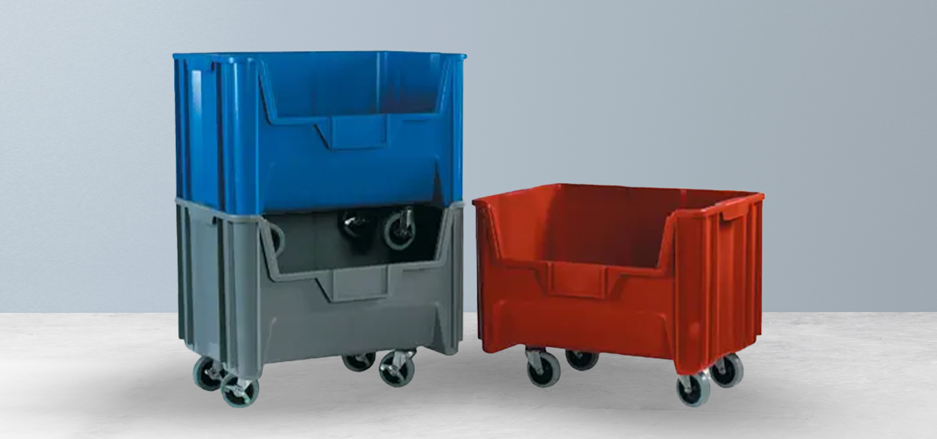 Mobile Giant Stackable Bin Boxes