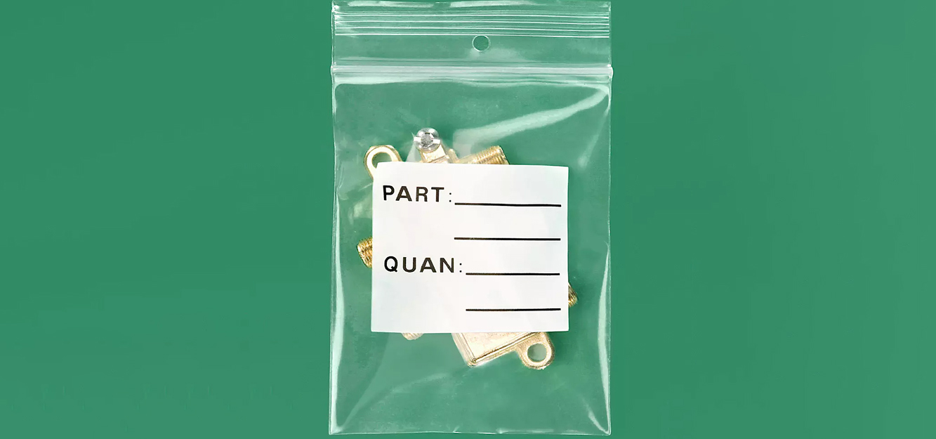 Reclosable Parts Bags W-Hang Holes
