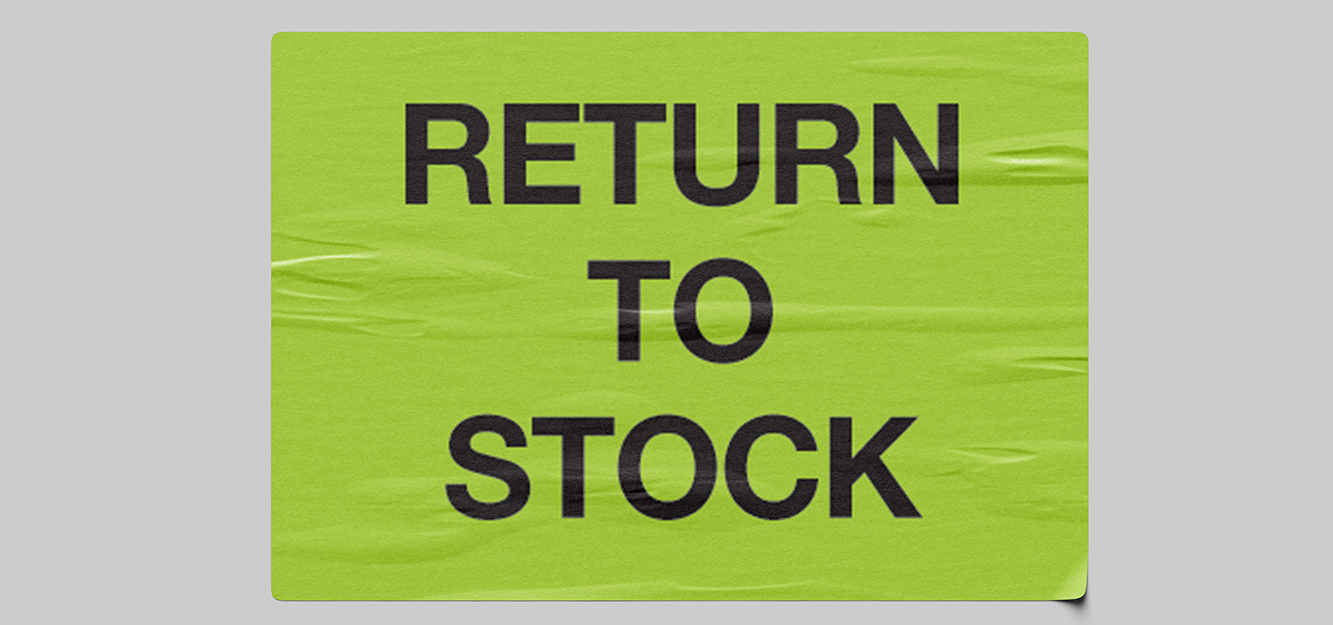 Rectangular Pre-Printed Inventory Labels