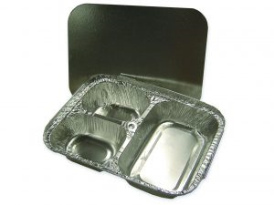 Three Compartment Hi-Divider And Lid
