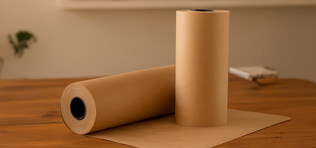 Virgin Kraft Paper Rolls