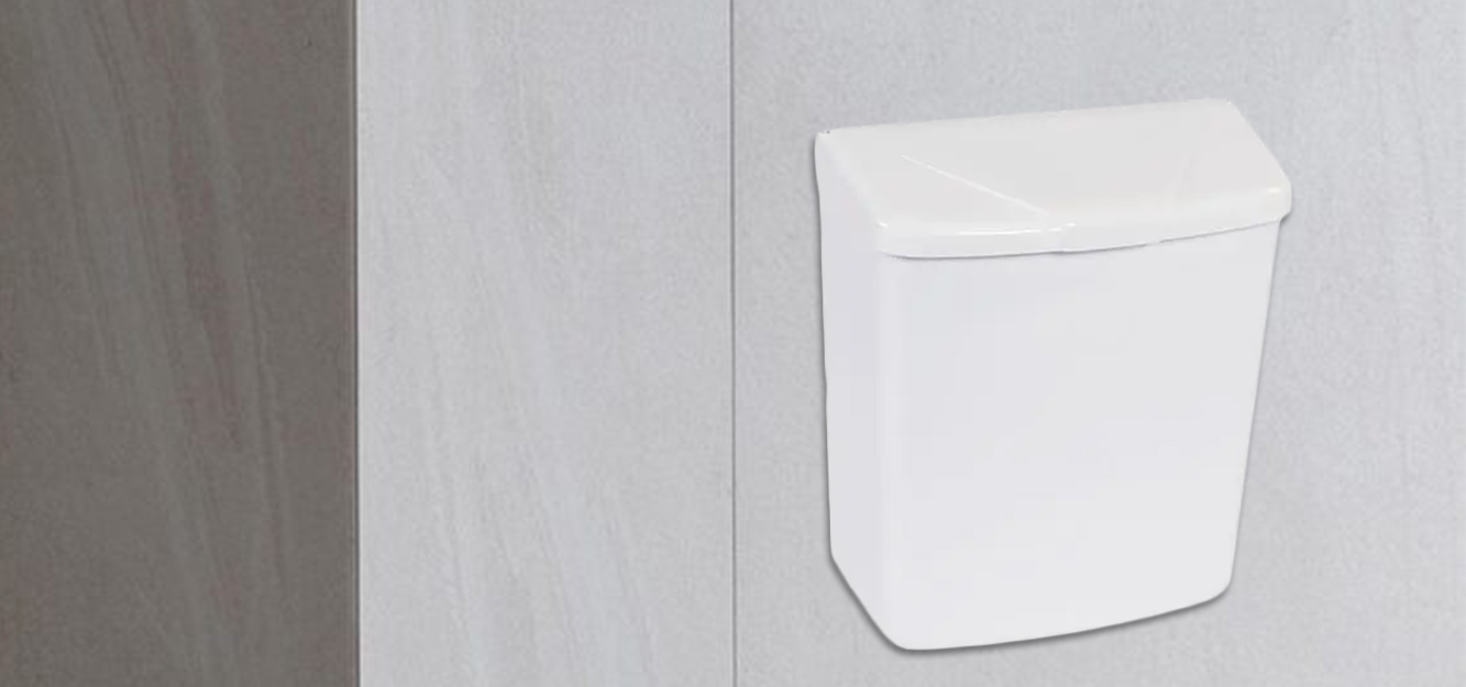 Wall Mountable Sanitary Napkin Receptacles