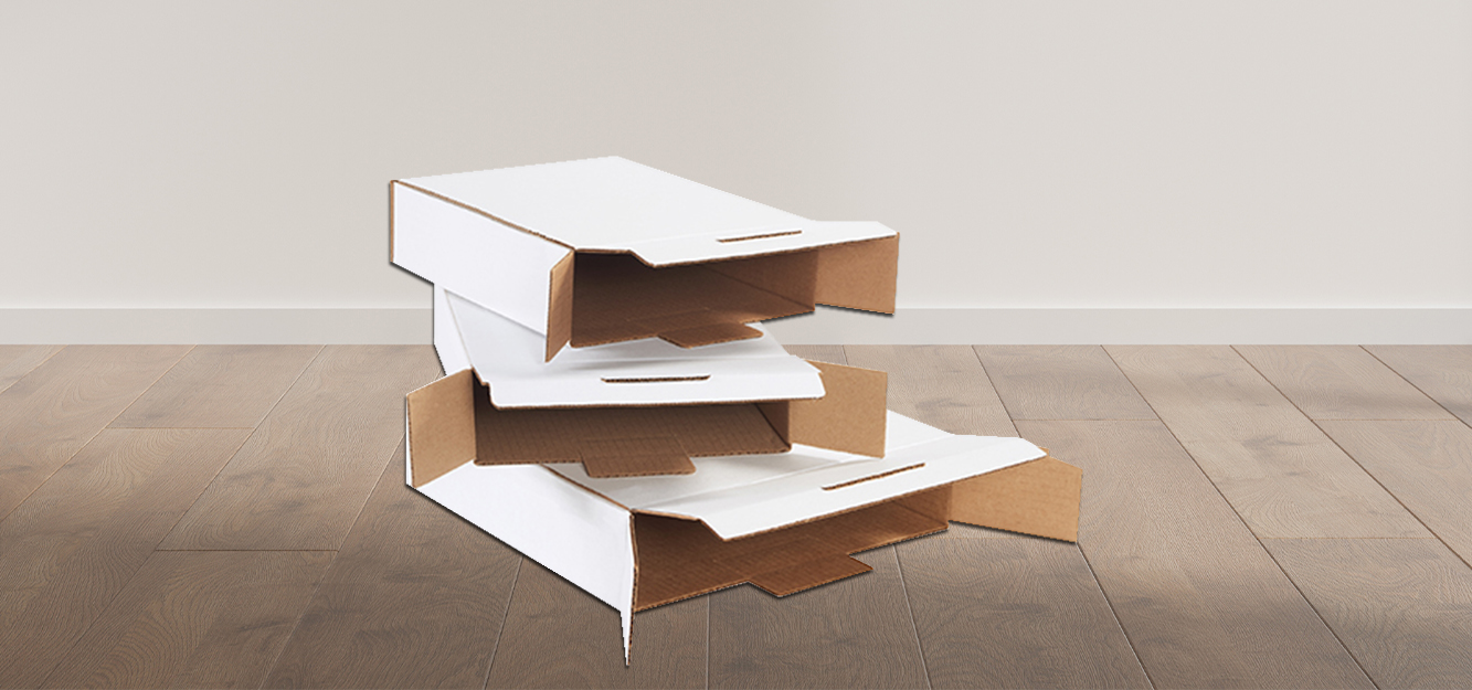 White Side Loading Locking Mailers