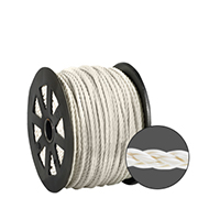White Twisted Polypropylene Rope