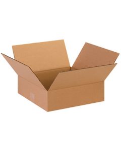 Corrugated Boxes - 13 x 13 x 4" - 25 Boxes/Bundle 