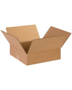 Corrugated Boxes - 14 x 14 x 4" - 25 Boxes/Bundle 