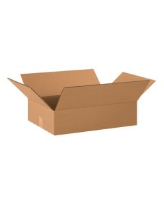 Corrugated Boxes - 20 x 14 x 4" - 25 Boxes/Bundle 
