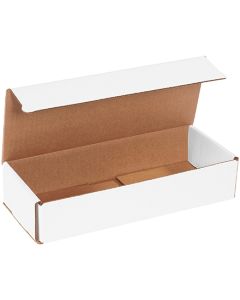 10 x 4 x 2" - White Corrugated Mailers - 50 Mailers/Bundle