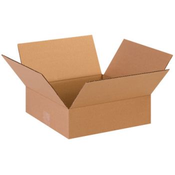 Corrugated Boxes - 13 x 13 x 4" - 25 Boxes/Bundle 
