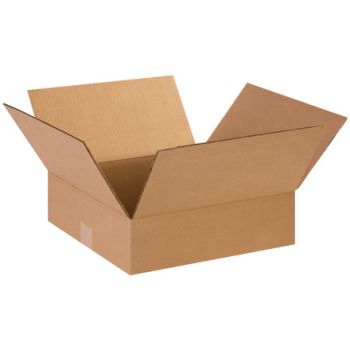 Corrugated Boxes - 14 x 14 x 4" - 25 Boxes/Bundle 